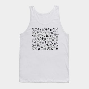 Chess figures pattern Tank Top